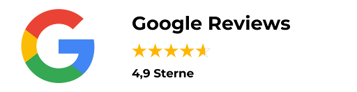 Google Reviews - 4,3 Sterne