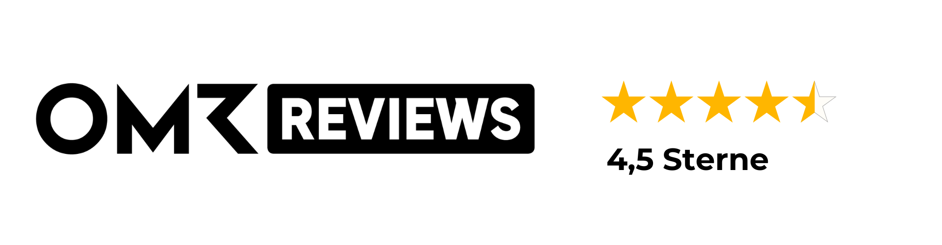 OMR Reviews - 4,5 Sterne